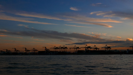 Naklejka premium evening tokyobay