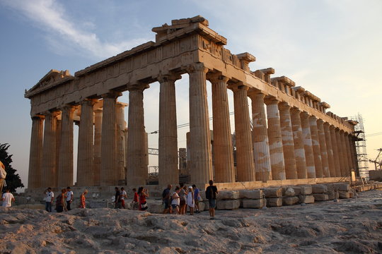 Acropole, Parth&eacute;non, ancien temple d'Ath&eacute;na, Ath&egrave;nes,Gr&egrave;ce