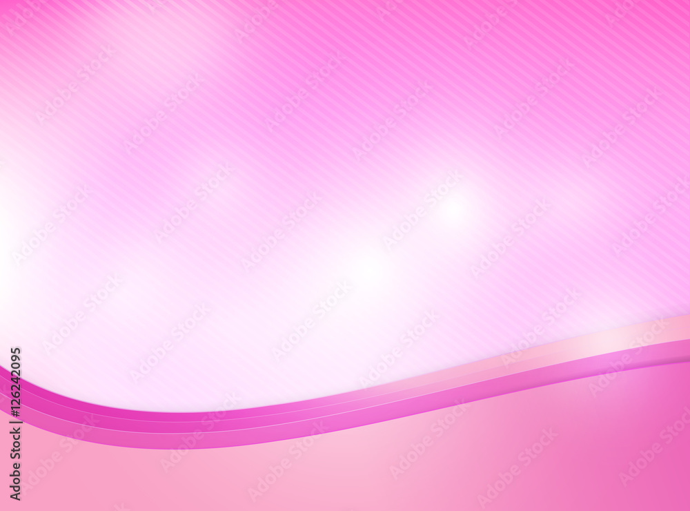 Poster abstract background pink curve and layed element vector illustra
