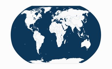 World map planet earth vector