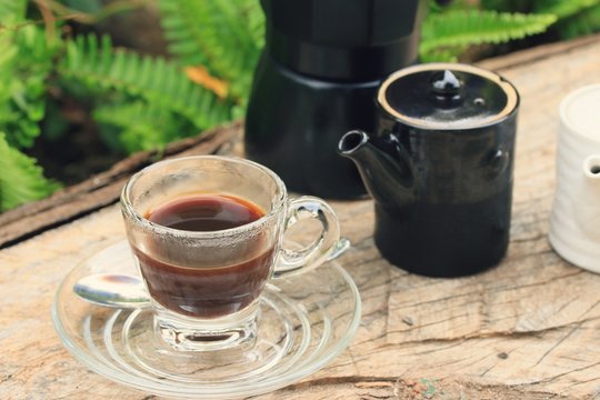 hot coffee espresso