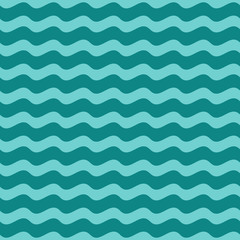 Wavy line color seamless pattern