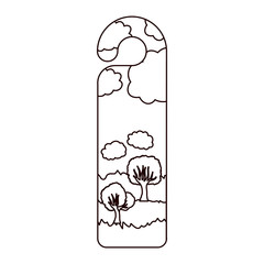 Scrapbook silhouette icon. Card paper label scrapbooking and decoration theme. Isolated design. Vector illustration