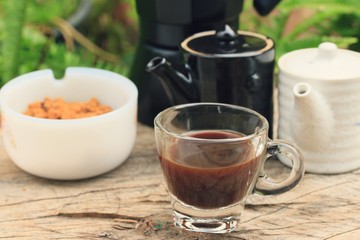 hot coffee espresso
