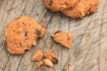 Cashew cookies with honey