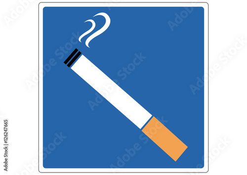 "Schild Raucherzone " fichier vectoriel libre de droits ...