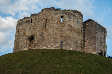 Fototapeta na wymiar Clifford's Tower, York, North Yorkshire, United Kingdom