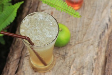 honey lime with soda