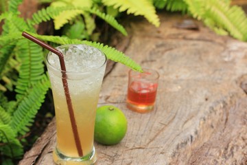 honey lime with soda