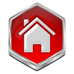 Home Button - 3D illustration