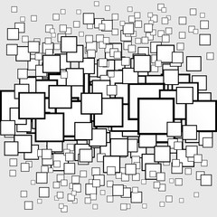 Abstract squares background