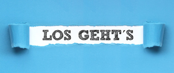 Los geht´s