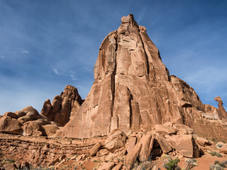 Fototapeta na wymiar Cathedral Rock in Capitol Reef national monument, Utah