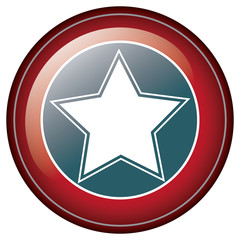 Obraz premium Usa seal stamp and star icon. United nation country and american states theme. Isolated design. Vector illustration