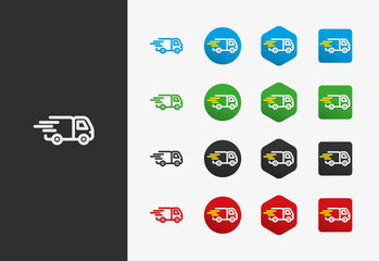 Delivery vehicle icon