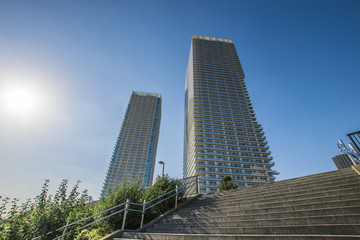 Obraz premium ツインタワーマンション