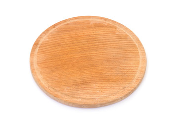 chopping board isolated on white background