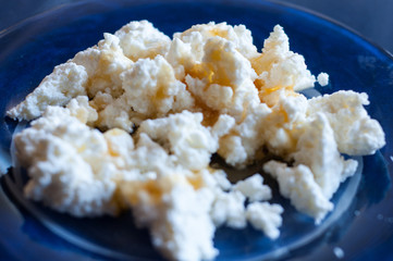 Curd with honey