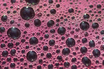 Foto auf Acrylglas Bubbles the wort red wine during fermentation © fotolesnik