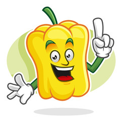 Got an idea bell pepper mascot, bell pepper character, bell pepper cartoon, sweet pepper mascot, sweet pepper character, sweet pepper cartoon
