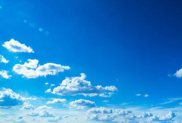 Blue sky background