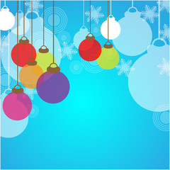 Christmas ball background