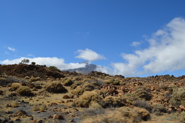 Fototapeta na wymiar Der Vulkan El Teide auf Tenriffa, Kanrische Inseln, Spanien