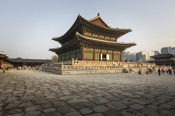 Gyeongbokgung palace in Seoul, Korea