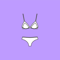  Vector underwear background. Lingerie. Bras and panties.  Sexy