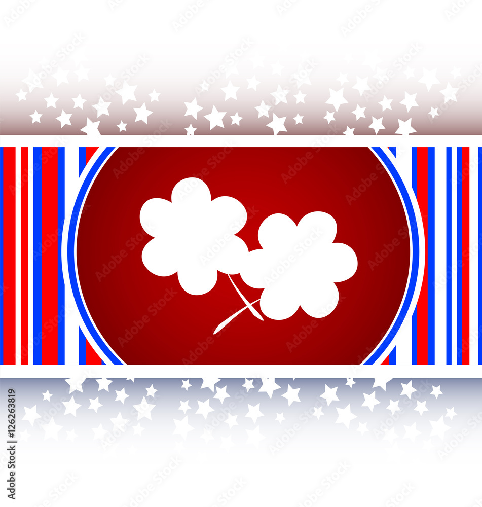Poster flower app web glossy icon button
