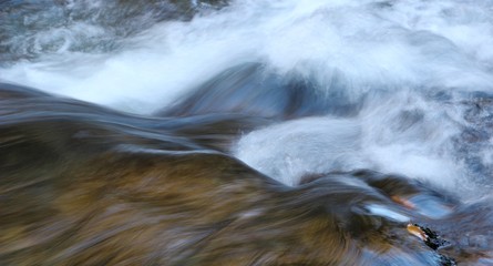 Water flow of river Kamacnik in Croatia