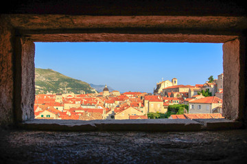 Dubrovnik rooftops panorama