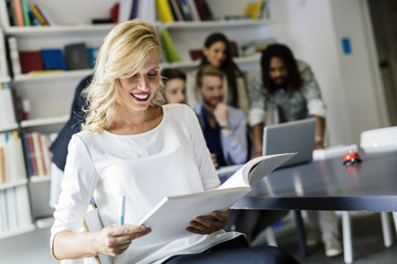 Successful ceo representing company