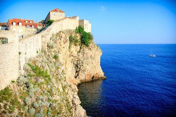 Dubrovnik coast line view