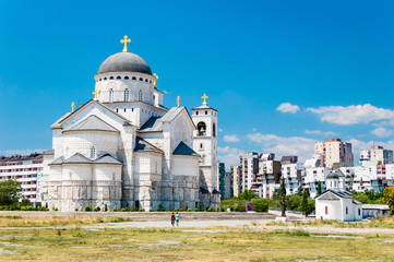 Cathedral of the Resurrection of Christ in Podgorica, Montenegro