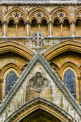 Fototapeta na wymiar Westminster Abbey (Collegiate Church of St Peter at Westminster). London.