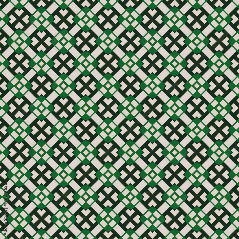 Poster fabric pattern design