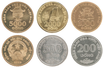 A complete set of coins Vietnam