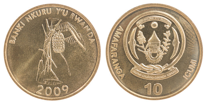 Rwanda franc coin set