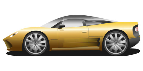 Obraz na płótnie Canvas Vector sport car illustration