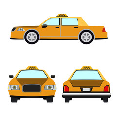 taxi car flat icon
