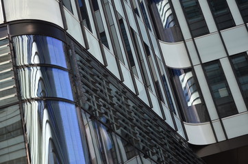 abstrakcyjne kształty nowoczesnych budynków