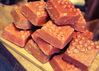 Aromatic bath products from natural ingredients