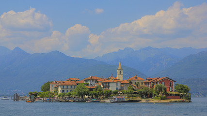 A beautiful island in Italy on lake Maggiore