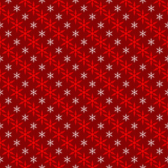 Christmas snowflake seamless pattern background
