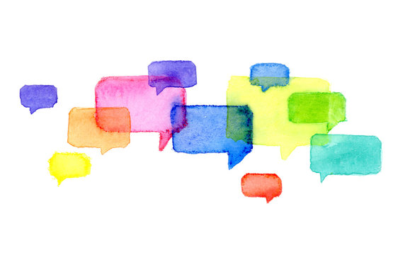 Thought and speech bubbles