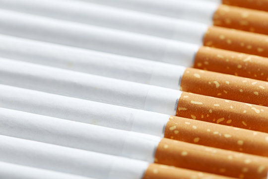 Tobacco cigarettes background