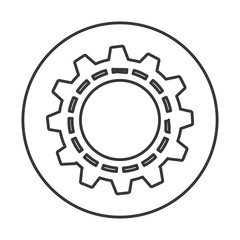 gear engineering design isolated, vector illustration eps10