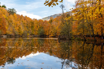 Lake with Reflection in Yedigoller