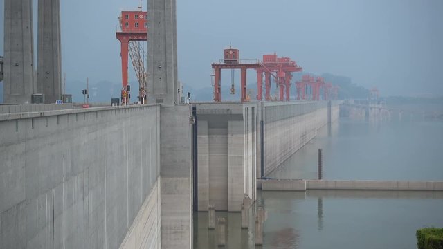 The Three Gorges Dam project in China